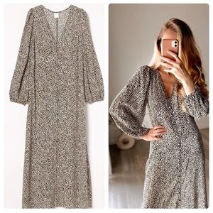 H&M Rayon Floral Midi